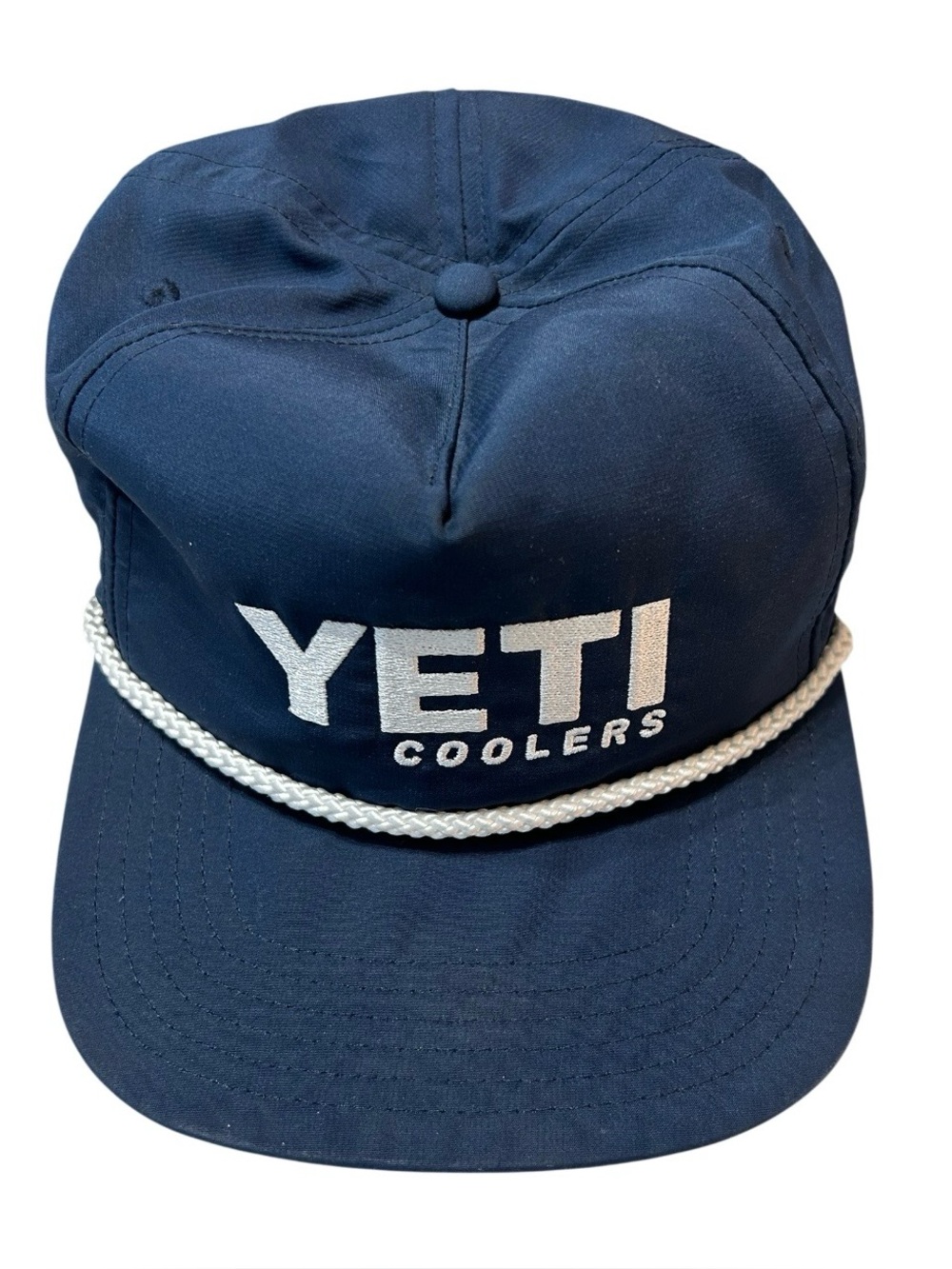 YETI COOLERS FLAT BRIM ROPE HAT Snap Back Navy